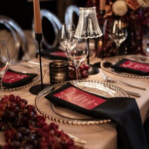 Schwarze Kerzenleuchter Malte