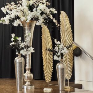 Aufsteller "Goldene Federn" 2er Set