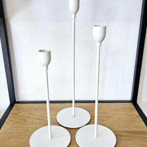 Kerzenleuchter MALTE WEIß