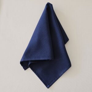 Stoffserviette "Marineblau"