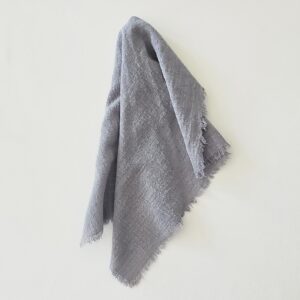 Stoffserviette Musselin "Dusty Blue"