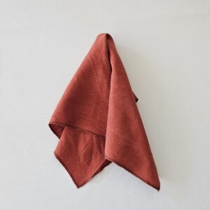 Leinenserviette "Rostbraun"